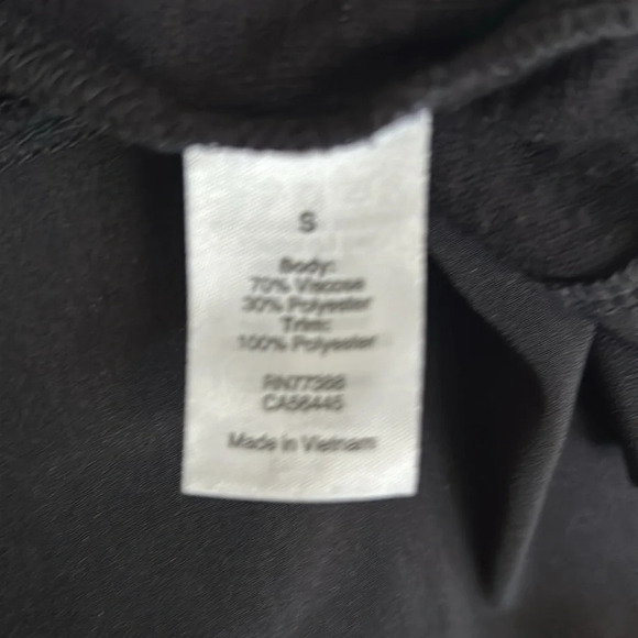 J.Crew black long tank top size small keyhole back - Picture 7 of 7